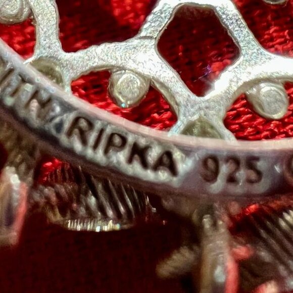 Judith Ripka sterling drop earrings - Picture 5 of 5